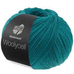 meilenweit 100 woolycell uni ana grossa 018 turkusowy