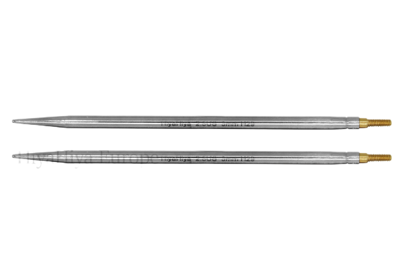 metalowe druty do łączenia żyłką firmy Hiyahiya, Steel, nieostre, długości 5", 4"