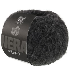 Lana Grossa Milano kolor 03, antracytowy – włóczka baby alpaka i merino