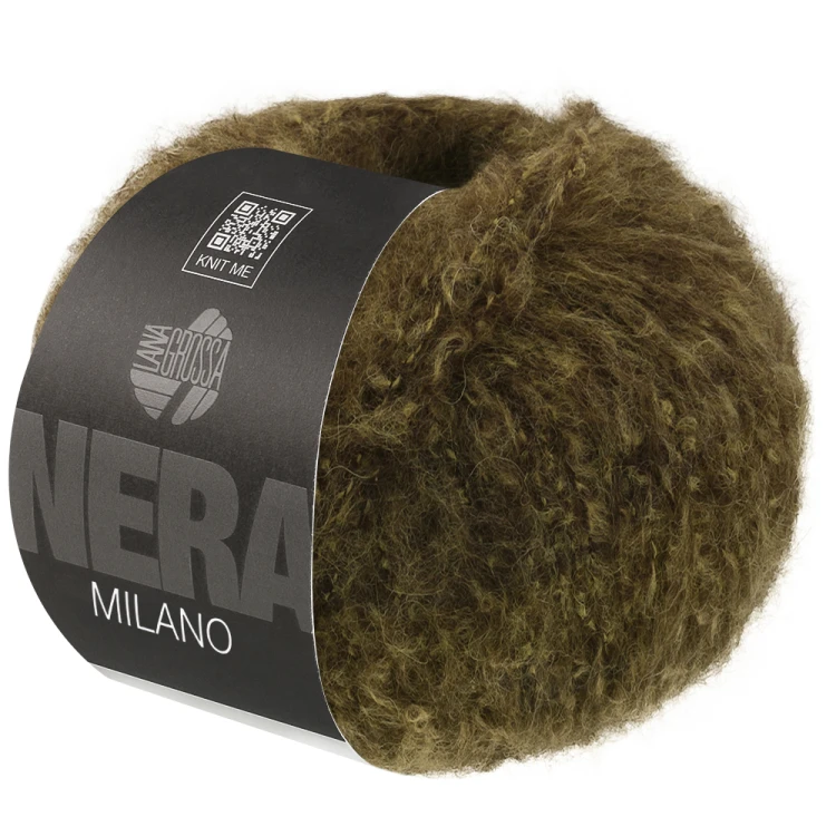 Struktura włóczki Lana Grossa Milano z baby alpaki i merino