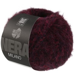 Struktura włóczki Lana Grossa Milano z baby alpaki i merino