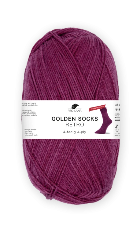 Golden Socks Retro Pro Lana kolor 136  – włóczka skarpetkowa merino