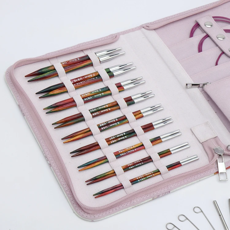 zestaw drewnianych drutów do łączenia Symfonie 2 deluxe KnitPro