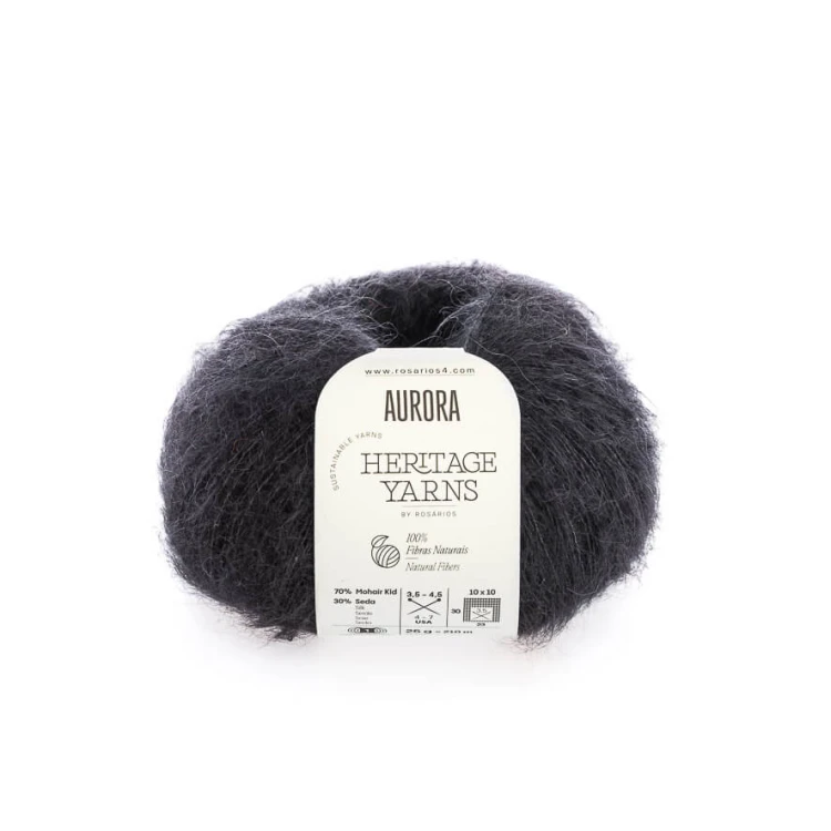 Włóczka typu kid silk Aurora Rosarios 56 mohair z jedwabiem