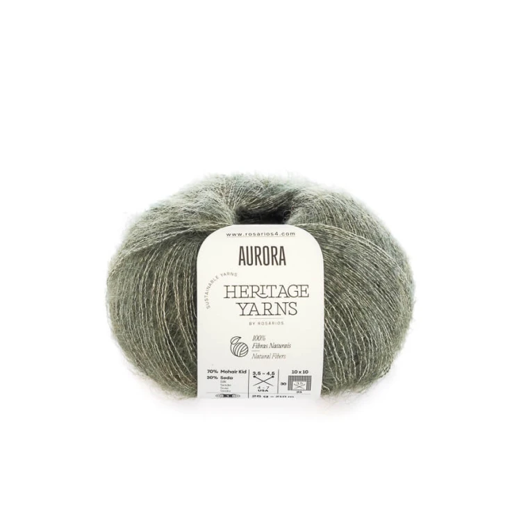 Włóczka typu kid silk Aurora Rosarios 53 mohair z jedwabiem