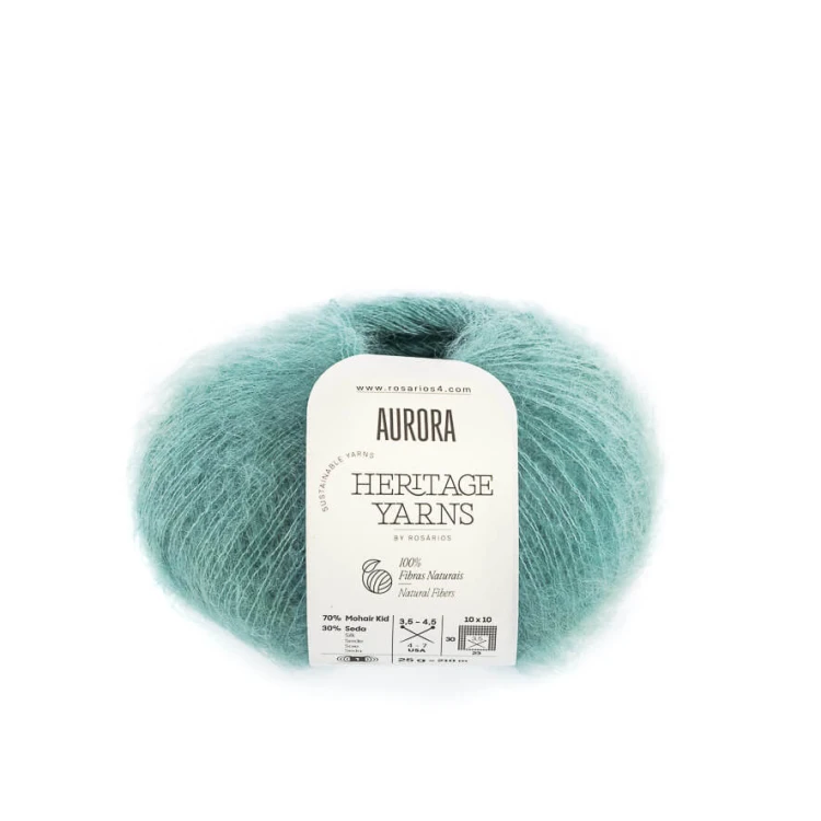 Włóczka typu kid silk Aurora Rosarios 30 mohair z jedwabiem