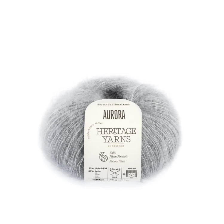 Włóczka typu kid silk Aurora Rosarios 21  mohair z jedwabiem