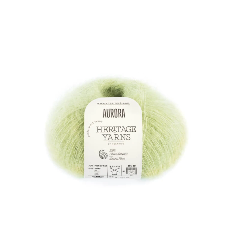 Włóczka typu kid silk Aurora Rosarios 10  mohair z jedwabiem