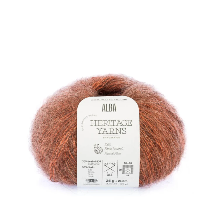 Włóczka Alba 16 Rosarios 4 mohair z jedwabiem
