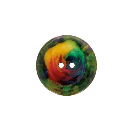 Przejdź do produktu Guzik z kokosa tęczowy 33,7 mm