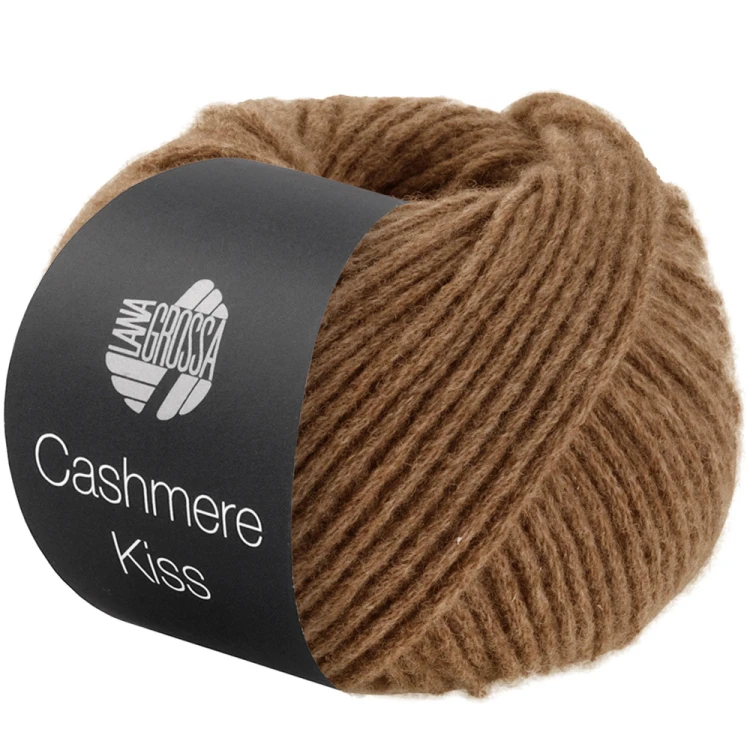 Cashmere Kiss Lana Grossa - włóczka merino superfine z 30% kaszmiru kolor wielbłądzi camel
