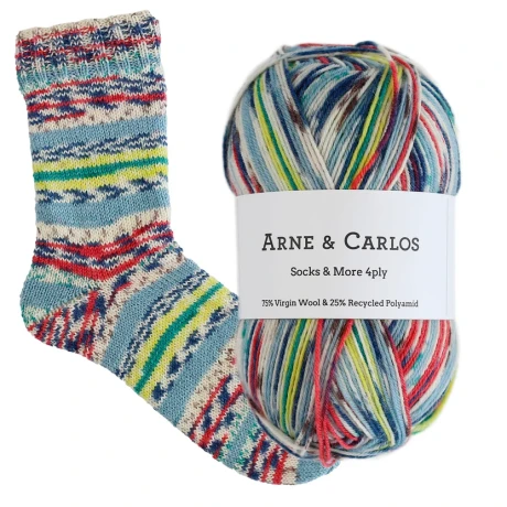 Przejdź do produktu Włóczka Socks & More 4 ply 3010 Arne & Carlos