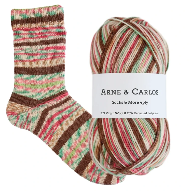Socks & More 4ply Arne & Carlos – włóczka skarpetkowa 100 g 420 m kolor 3011
