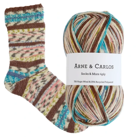 Przejdź do produktu Włóczka Socks & More 4 ply 3013 Arne & Carlos