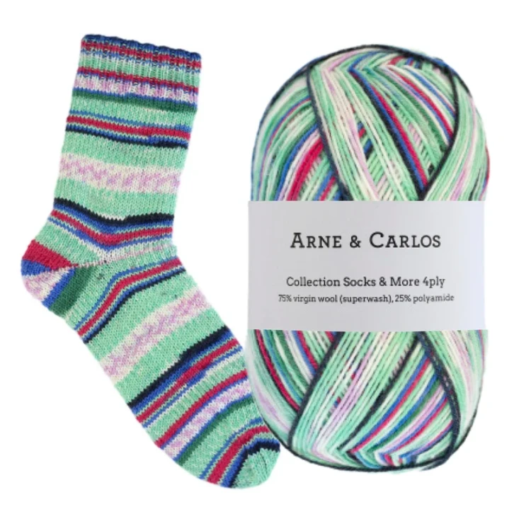 Socks & More 4ply Arne & Carlos – włóczka skarpetkowa 100 g 420 m kolor 3000