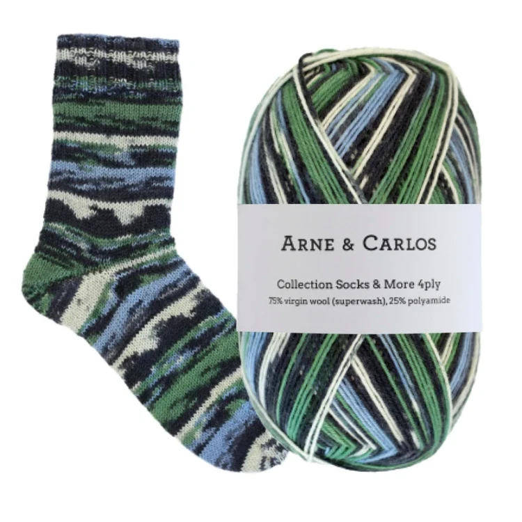 Socks & More 4ply Arne & Carlos – włóczka skarpetkowa 100 g 420 m kolor 3002