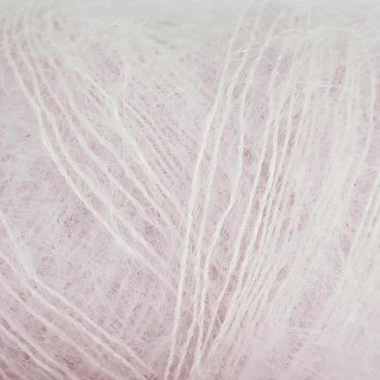 Soft Silk Mohair Knitting for Olive Strawberry Milkshake moher z jedwabiem 25 g 225 m