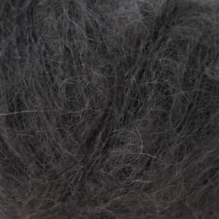 Knitting for Olive Soft Silk Mohair kolor ciemny grafitowy moher z jedwabiem 25 g 225 m