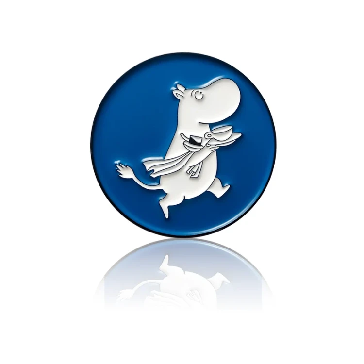 przypinka pins Muminek barista