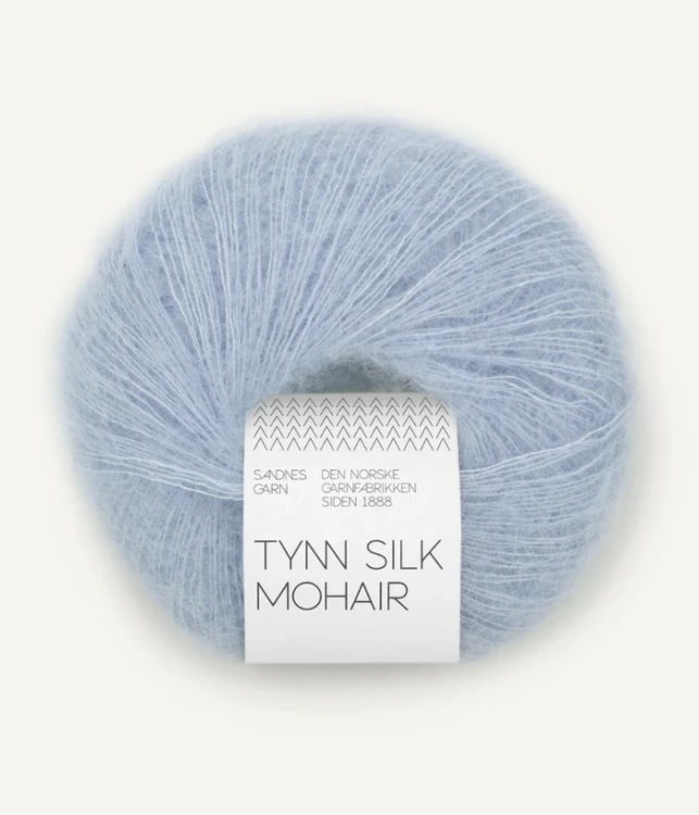 Tynn Silk Mohair Sandnes Garn 5812 włóczka z moherem wełną i jedwabiem