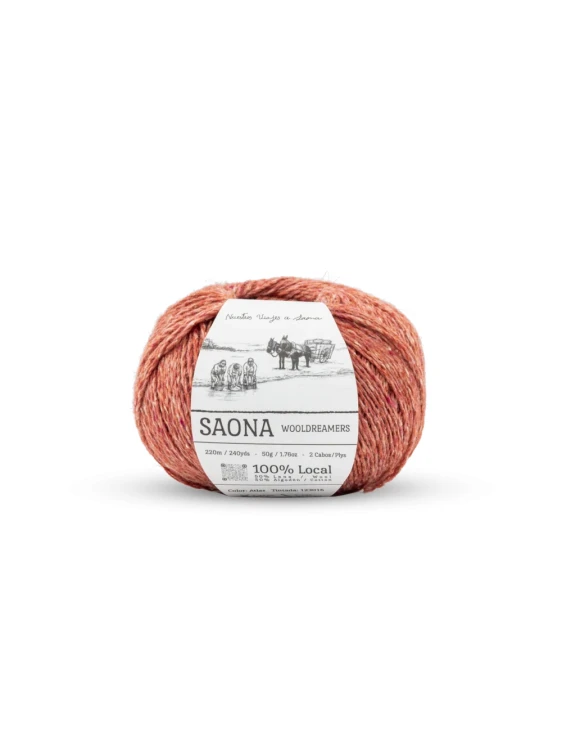 Saona Wooldreamers - włóczka z lokalnej hiszpańskiej wełny i bawełny z Andaluzji 50 g 220 m kolor Atlas