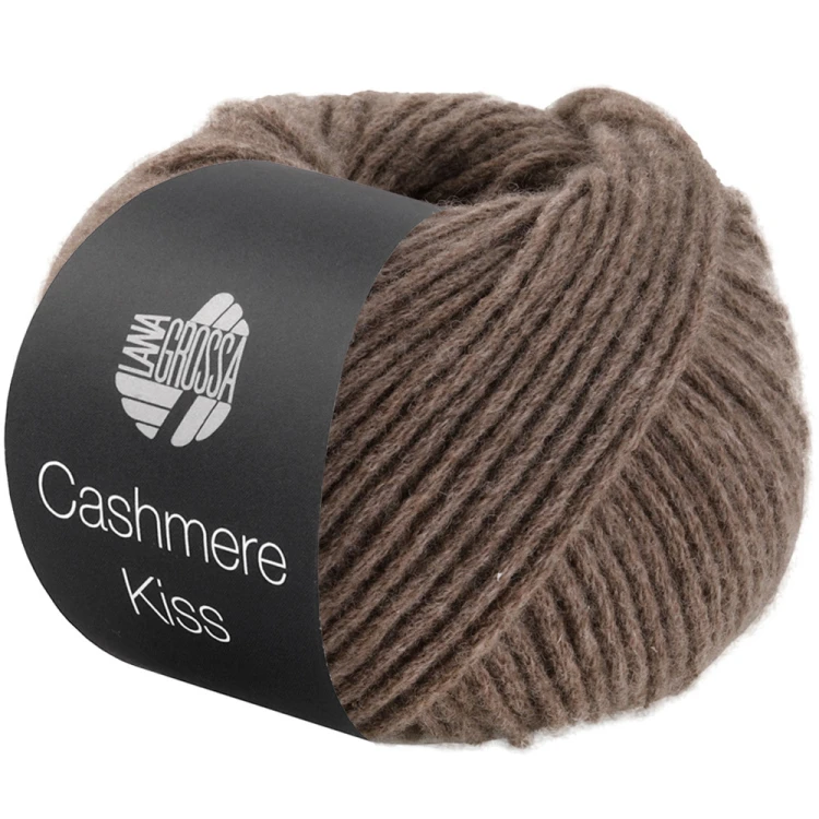 włóczka z kaszmirem Cashmere Kiss Lana Grossa kolor 103 jasny brązowy