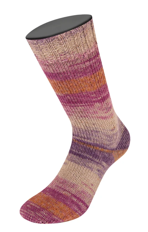 Lana Grossa Meilenweit 100 Alpaca Print II kolor 211 włóczka skarpetkowa z alpaką