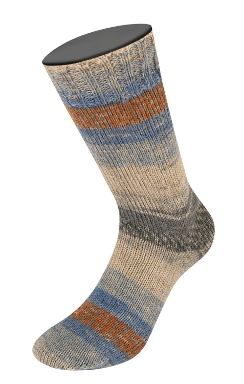 Lana Grossa Meilenweit 100 Alpaca Print II kolor 210 włóczka skarpetkowa z alpaką