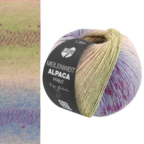 Przejdź do produktu Meilenweit 100 Alpaca Print II Lana Grossa 204