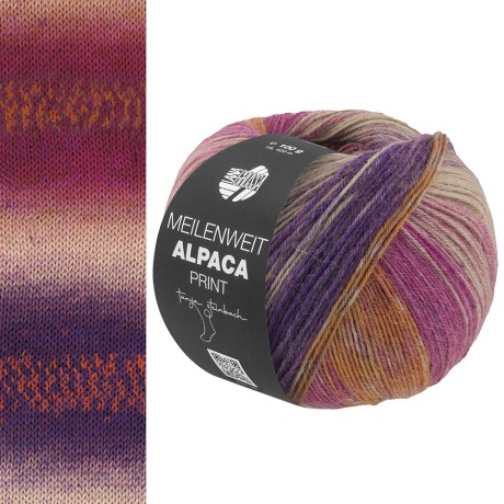 Przejdź do produktu Meilenweit 100 Alpaca Print II Lana Grossa 211
