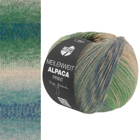 Przejdź do produktu Meilenweit 100 Alpaca Print II Lana Grossa 212