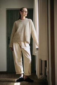 KEYLINE sweter projekt na druty Gabo Wool Magazyn nr 3