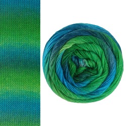Lana Grossa Meilenweit 100 Color Mix Sparks kolor 612