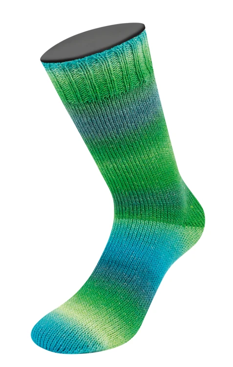 Lana Grossa Meilenweit 100 Color Mix Sparks kolor 612