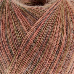 Rico Design Make It Multicolor 003 Earthy - kolorowa nitka do łączenia z włóczką odcienie brązu