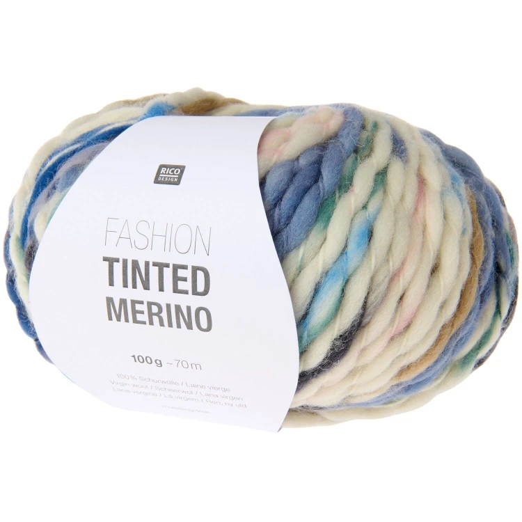 Fashion Tinted Merino Rico Design 004 Winter – wielobarwna włóczka na swetry i czapki