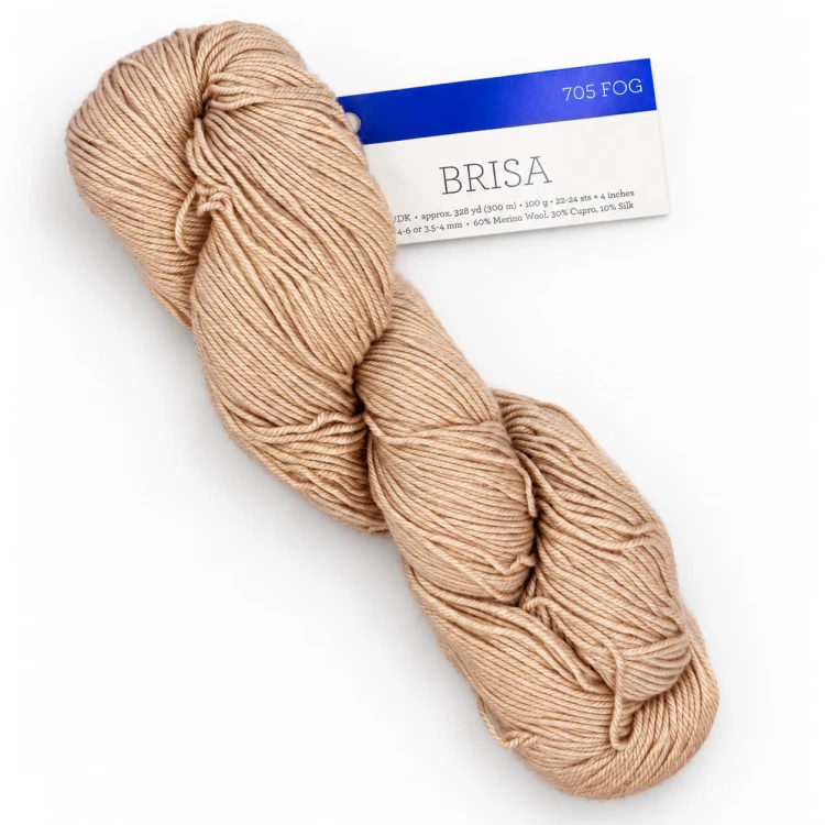 włóczka Malabrigo Brisa kolor Fog merino jedwab cupro 300 m w 100 gramach
