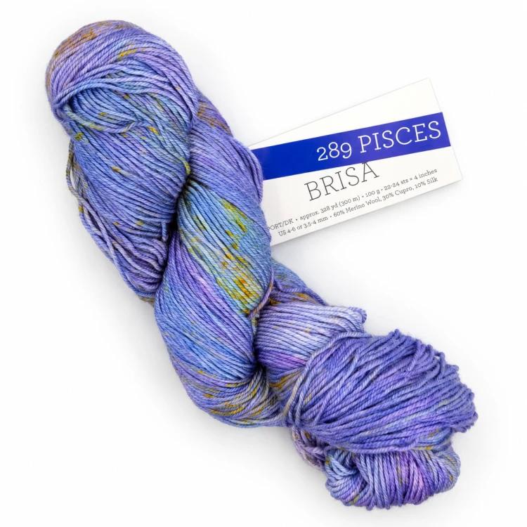 włóczka Malabrigo Brisa kolor Pisces wełna cupro jedwab 300 metrów w 100 gramach