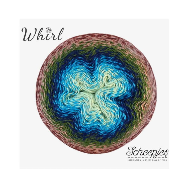 Włóczka Whirl 774 Salted Caramel Matcha (Scheepjes)