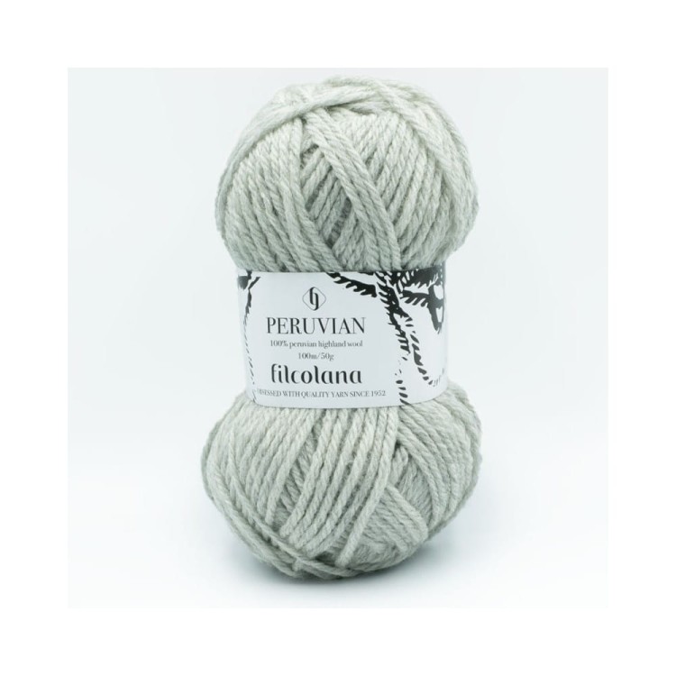 Włóczka Peruvian 957 Very Light Grey (Filcolana)