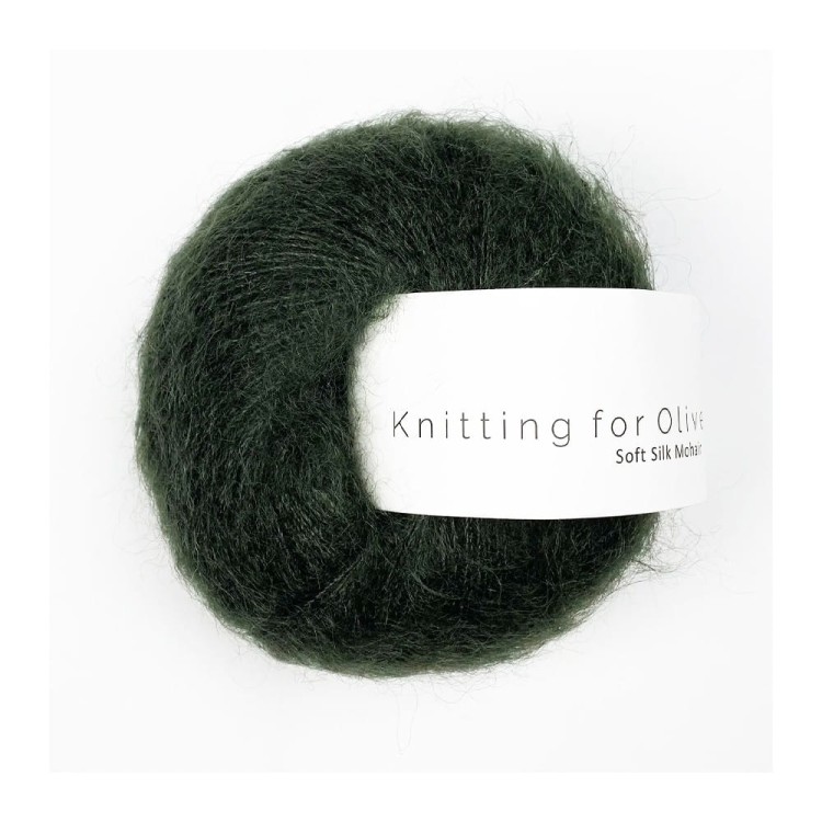 Włóczka Soft Silk Mohair Slate Green (Knitting for Olive)