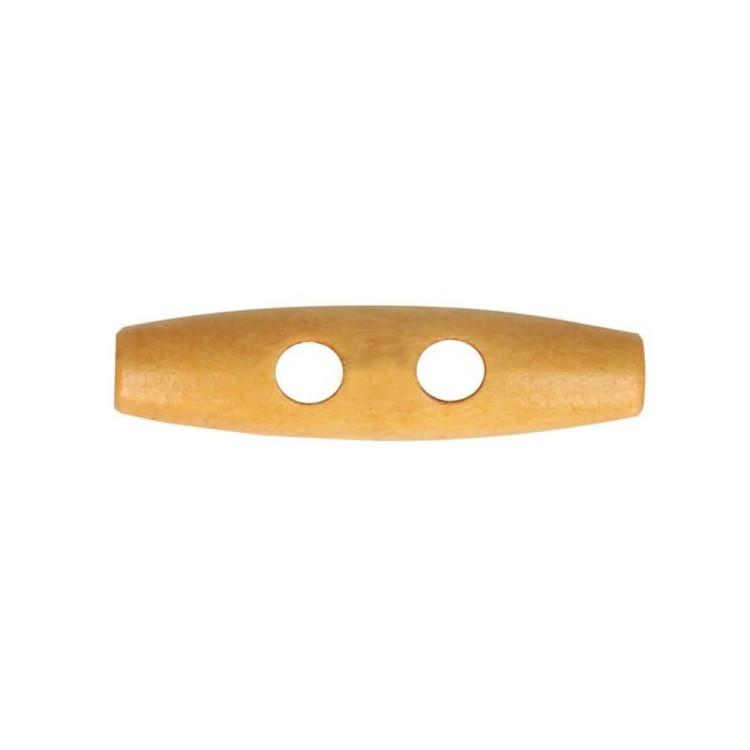 Guzik drewniany 30 mm jasny