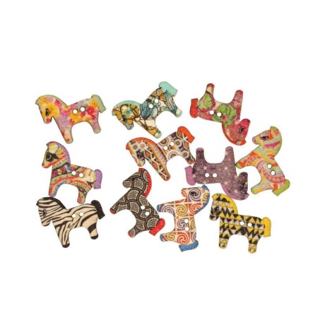 Przejdź do produktu Guzik drewniany  konik 30 mm