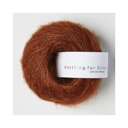 Włóczka Soft Silk Mohair Rust (Knitting for Olive)
