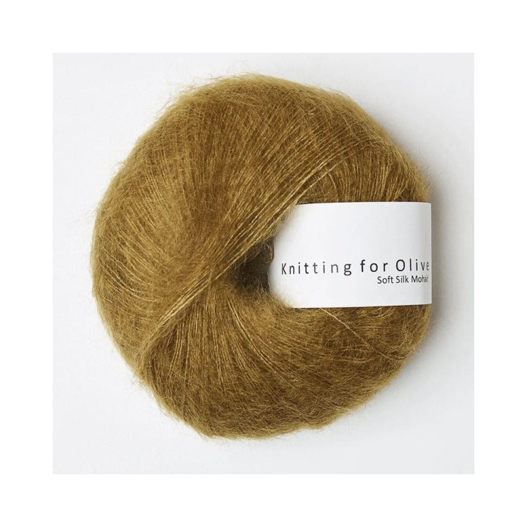 Włóczka Soft Silk Mohair Dark Mustard (Knitting for Olive)