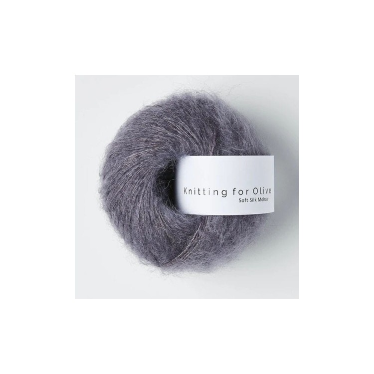 Włóczka Soft Silk Mohair Dusty Violet (Knitting for Olive)
