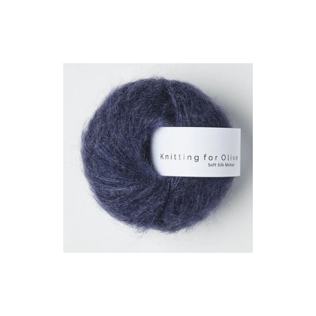 Przejdź do produktu Włóczka Soft Silk Mohair Dark Blue (Knitting for Olive)