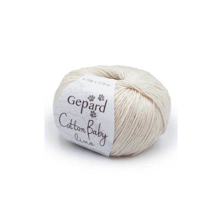 Włóczka Cotton Baby Lino 102 (Gepard)