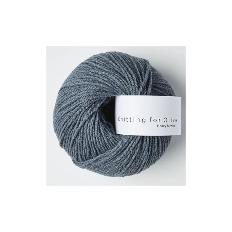 Włóczka Heavy Merino Dusty Petroleum Blue (Knitting for Olive)