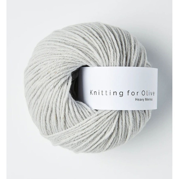 Włóczka Heavy Merino Pearl Gray (Knitting for Olive)